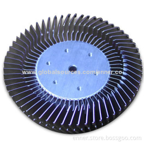 Aluminum LED Heat-sink, OEM Orders Welcomed, Available in Powder Coating and Mill FinishingNew